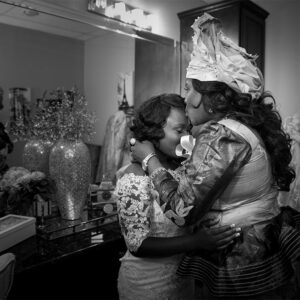 Mother and daughter at our wedding venue - Alegria Gardens
