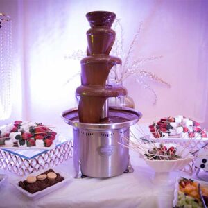 Fondue display at our reception hall - Alegria Gardens