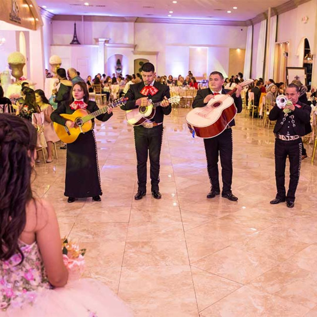 band playing at Quinceanera