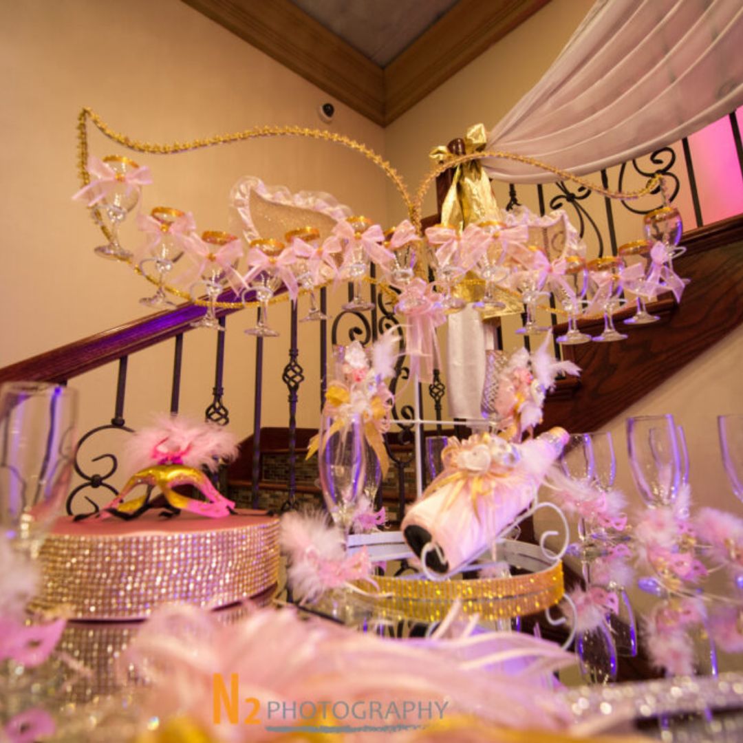 large display by stairwell