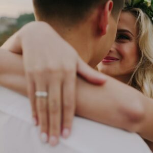 couple dancing at wedding